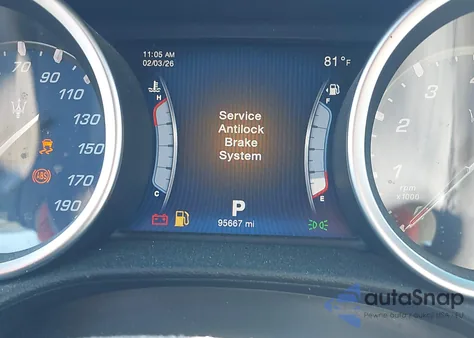 2014 Maserati Ghibli z USA, uszkodzony, nr VIN ZAM57XSA9E1097549